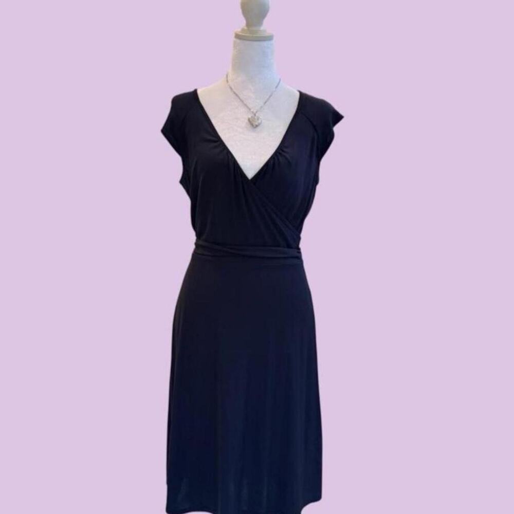 Ann taylor navy blue wrap